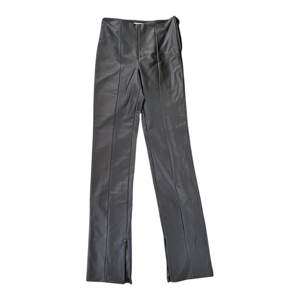 Good American Scuba Trousers  Gray, size 2/26
NWOT, zipper to waist & hem